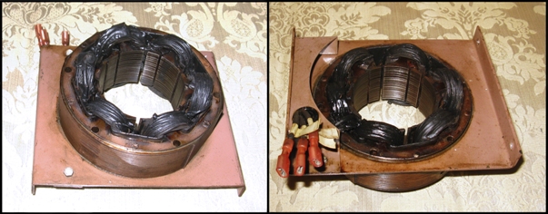 Stator Front and Rear View